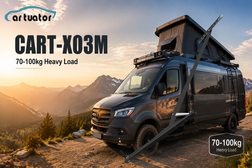 Electric Pop-Top Actuator for Heavy-Duty Camper Vans | CART-X03M