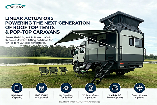 Driving Camping Innovation: How Electric Linear Actuators Redefine Roof Top Tent & Pop-Top Caravan Lifting Experience